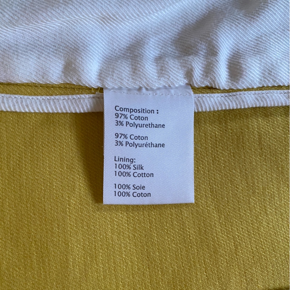 Beautiful 3.1 Phillip Lim Yellow Ladies Style Jacket Size 2 - Like New - Picture 7 of 8